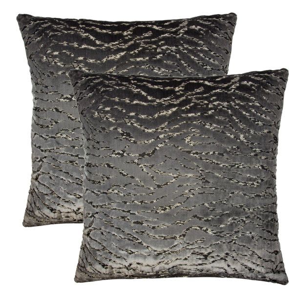 Olivia Quido Animal Print Velvet Throw Pillow & Reviews Wayfair